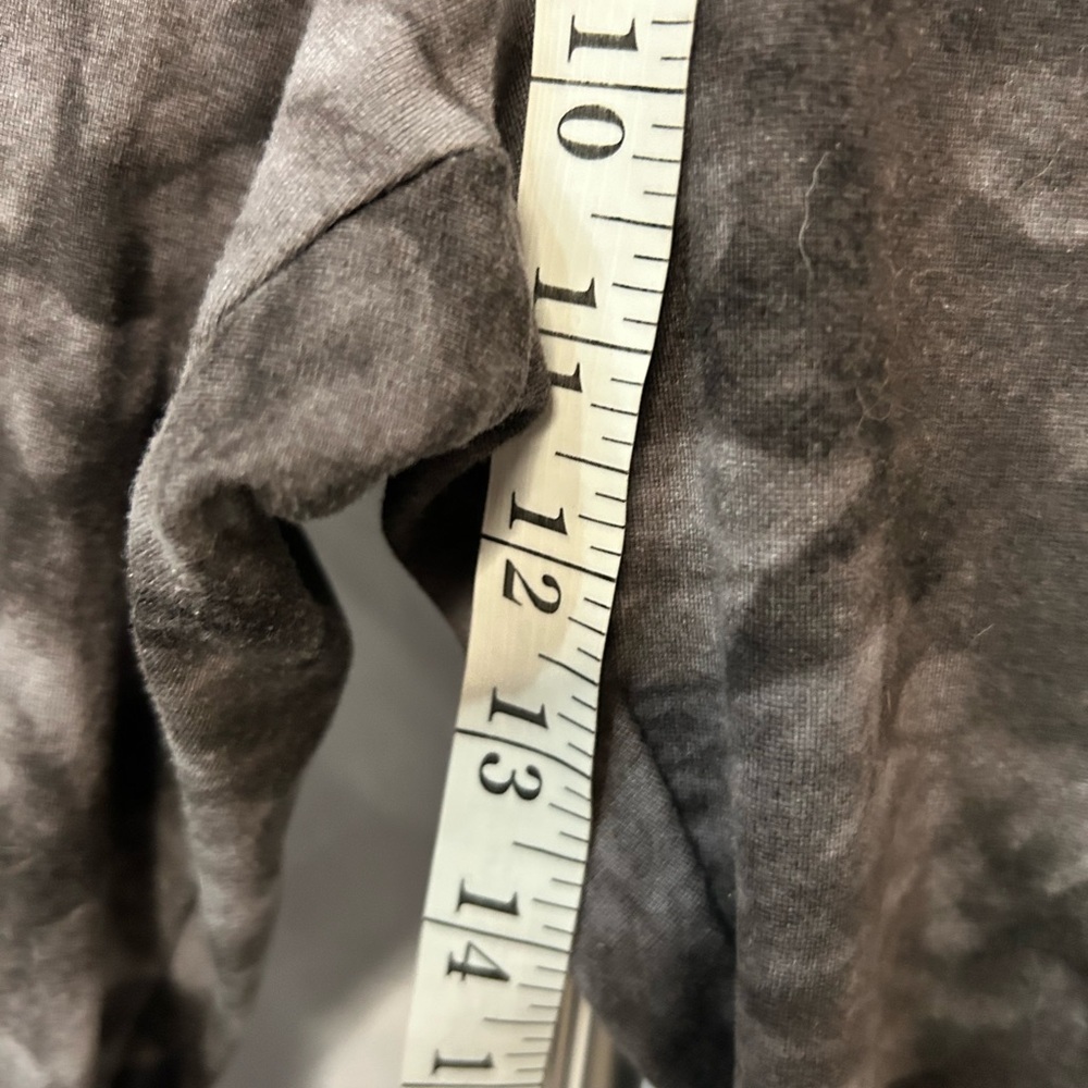 Rachel Zoe Tie Dye High Rise Leggings Size M Gray Black Athleisure - Picture 7 of 8